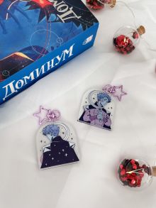 Обложка сзади Брелок акриловый Эквилибрис 