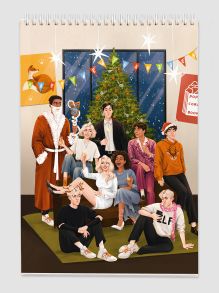 БЕЛЫЕ ЛИСТЫ Блокнот "Happy New Tear"