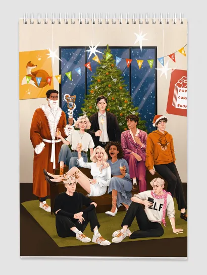 Обложка В КЛЕТКУ Блокнот 