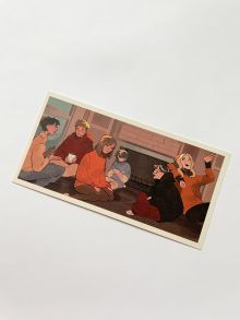 Открытка "Друзья" / "Капучино с маршмэлоу"