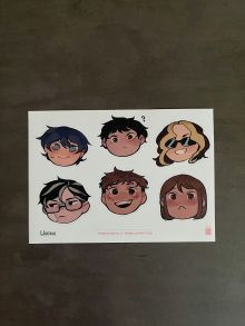 Стикерпак "Капучино с маршмэллоу"