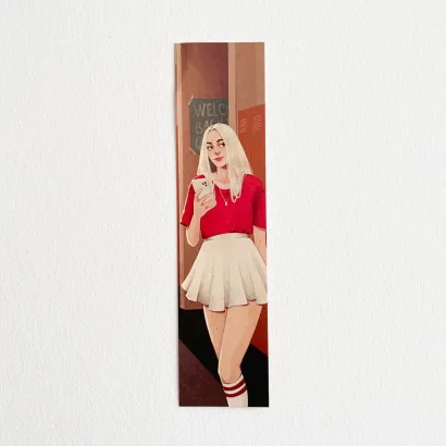 Обложка Закладка Отторжение №1 оранжевая 