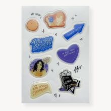 Обложка сзади Объемный стикерпак 