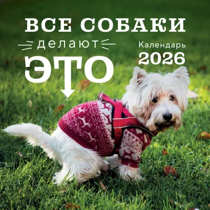 Обложка Все собаки делают это. Календарь настенный на 2026 год (300х300) 