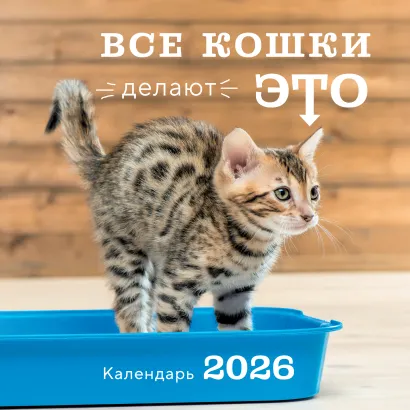 Обложка Все кошки делают это. Календарь настенный на 2026 год (300х300) 
