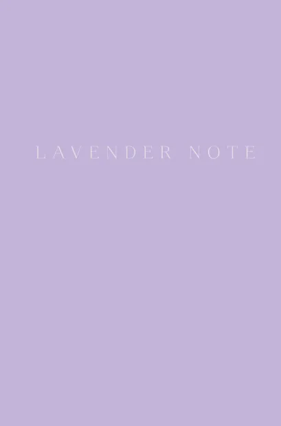 Обложка Lavender Note. Мои лавандовые мечты. Блокнот с цветными страницами (А5, обложка на ткани с тиснением фольгой) 