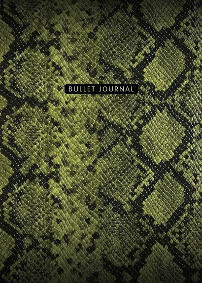 Обложка Блокнот в точку: Bullet Journal (змея, 120 c., пружина) 