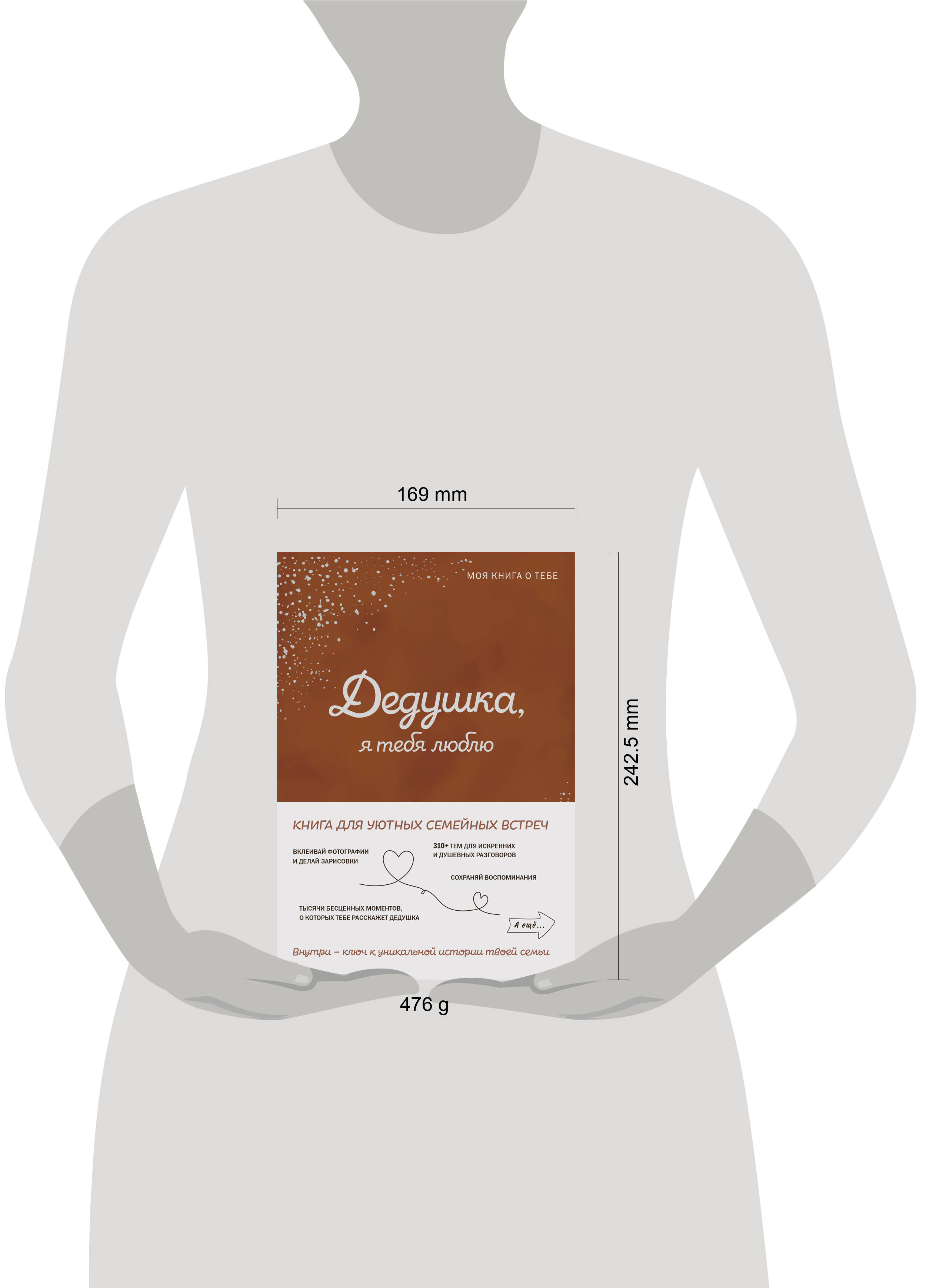 Комплект из 2х книг. Папа, я тебя люблю! Моя книга о тебе + Дедушка, я тебя люблю! Моя книга о тебе (ИК)