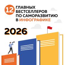 Обложка 12 главных бестселлеров по саморазвитию. Календарь настенный на 2026 год (300х300) 