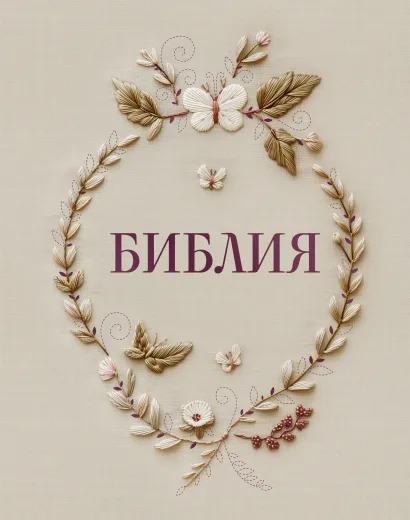 Обложка Библия в русском синодальном переводе с полями для записей