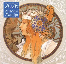 Обложка Альфонс Муха. Календарь настенный на 2026 год (300х300) 