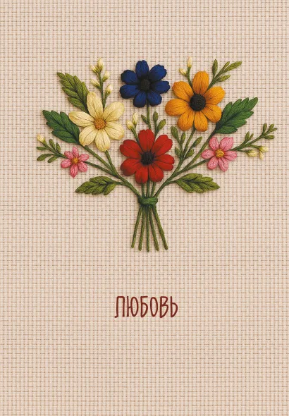 Обложка Любовь. Ежедневник недатированный (А5, 72 л.) 