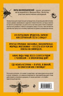 Обложка сзади Насекомология. Кто живет в вашем доме: научный и ироничный путеводитель по домовым насекомым Виль Малиношевский