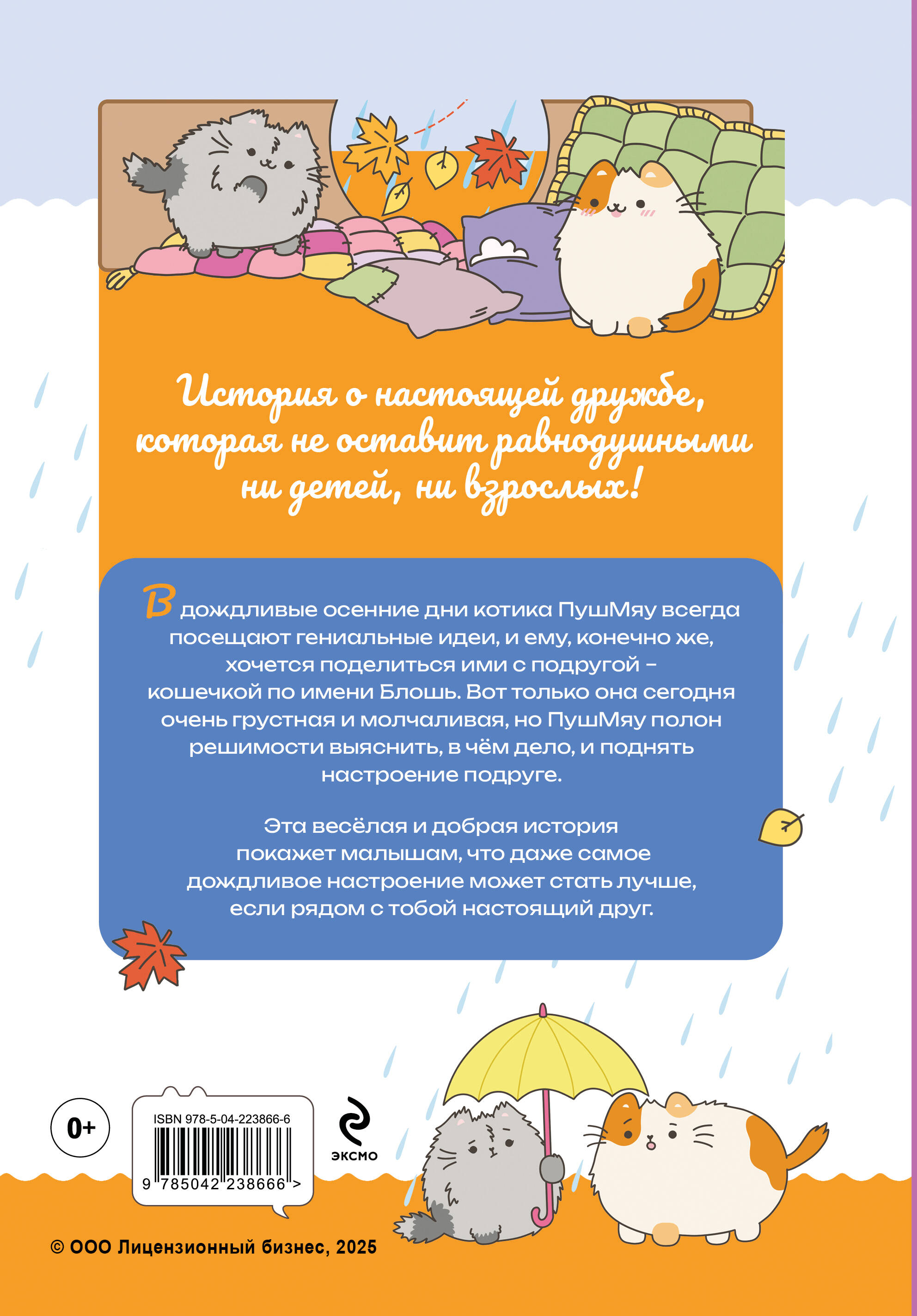 ПушМяу. Книги для первого чтения. Дождливое настроение