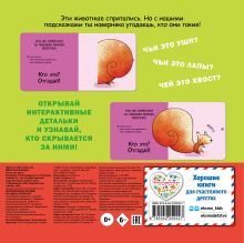 Обложка сзади Интерактивные загадки. Кто здесь прячется? (лев)