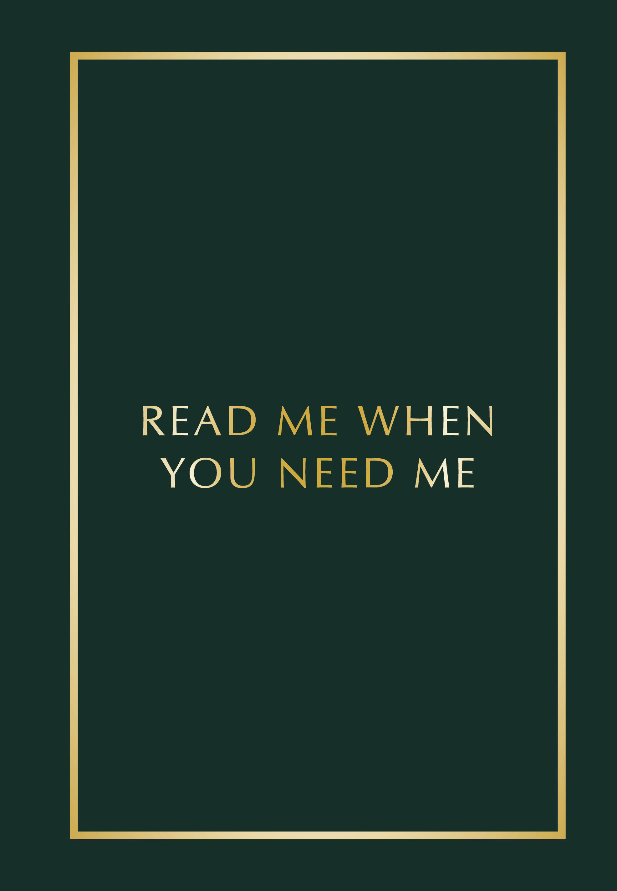 Блокнот с подсказками для писем любимому человеку. Read Me When You Need Me. Напишите, упакуйте, подарите!