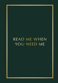 Обложка Блокнот с подсказками для писем любимому человеку. Read Me When You Need Me. Напишите, упакуйте, подарите! 