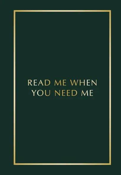 Обложка Блокнот с подсказками для писем любимому человеку. Read Me When You Need Me. Напишите, упакуйте, подарите! 