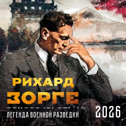 Обложка Зорге. Легенда военной разведки. Календарь настенный на 2026 год (300х300)