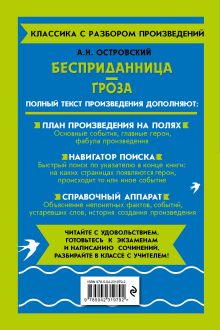 Обложка сзади Бесприданница. Гроза_ А. Н. Островский