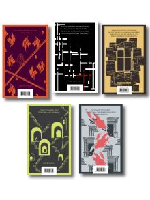 Обложка сзади Великое пятикнижие Ф. М. Достоевского (комплект из 5 книг: "Преступление и наказание", “Братья Карамазовы”, “Идиот”, “Подросток”, "Бесы") Федор Достоевский