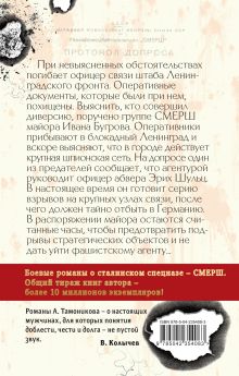 Обложка сзади Черные тени Ленинграда Александр Тамоников