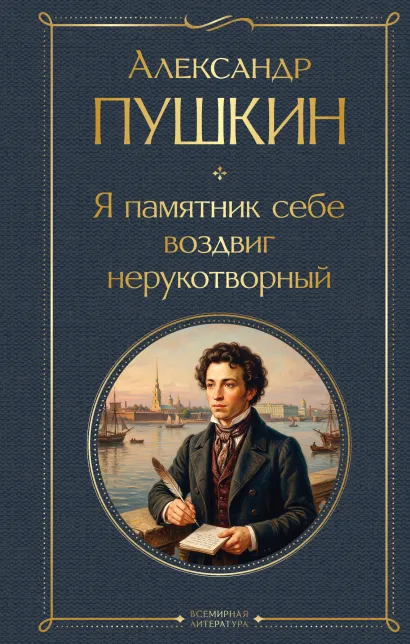Обложка Я памятник себе воздвиг нерукотворный Александр Пушкин