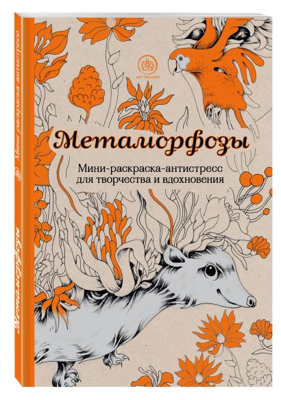 Комплект из 2 мини-раскрасок-антистресс Метаморфозы и Загадочный лес