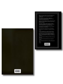 Обложка сзади Комплект из 2х книг: Библия и молитвослов (в черном цвете)