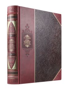 Обложка История российского купечества. От X до XX века. Библиотека Российской империи. Коллекционное подарочное иллюстрированное издание в инкрустированном переплете ручной работы из натуральной кожи с изящным тиснением в русском стиле 19 века Бурышкин П.А.