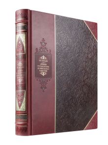 Обложка Древняя русская история до монгольского нашествия. Библиотека Российской империи. Коллекционное подарочное иллюстрированное издание в инкрустированном переплете ручной работы из натуральной кожи с изящным тиснением в русском стиле 19 века Михаил Погодин