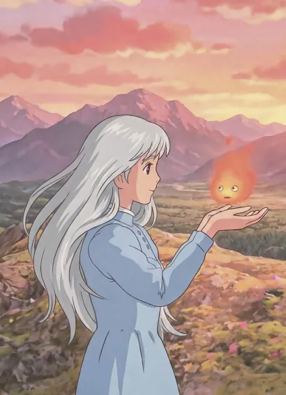 Обложка Блокнот Хаяо Миядзаки для творчества с душой. Ходячий замок