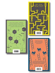 Обложка сзади Набор "Культовые антиутопии ХХ века (комплект из 3 книг: "1984. Скотный двор" Оруэлл, "451 градус по Фаренгейту" Брэдбери и "Каллокаин" Бойе)