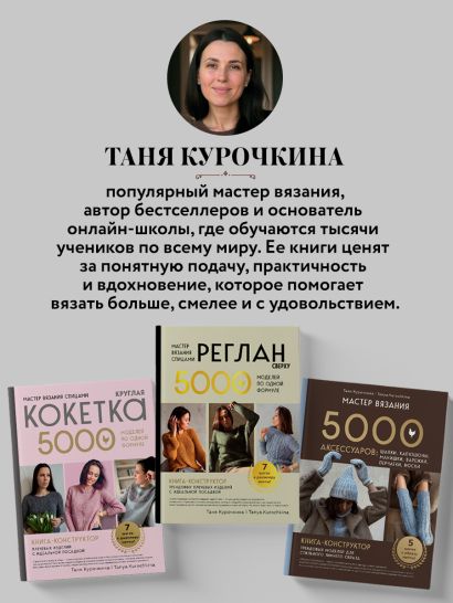 Вяжем круглую КОКЕТКУ. Техника, расчеты, дизайн, авторские проекты для вязания на спицах