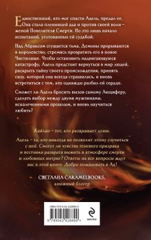 Обложка сзади Адское Пламя Алиса Джукич