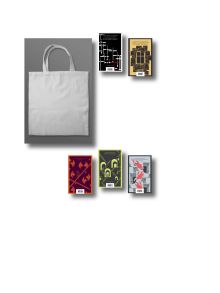 Обложка сзади Великое пятикнижие Ф. М. Достоевского с шоппером (комплект из 5 книг: Преступление и наказание, Братья Карамазовы, Идиот, Подросток, Бесы, и шоппера)