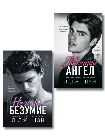 Обложка Комплект из 2-х книг: Школа Всех Святых. Нежное безумие (#1) + Школа Всех Святых. Порочный ангел (#4) Л. Дж. Шэн