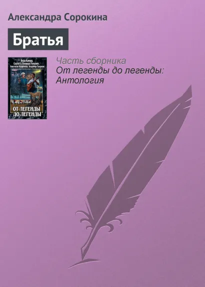 Обложка БРАТЬЯ Вера Камша, Сергей Раткевич, Элеонора Раткевич, Анастасия Парфенова, Владимир Свержин