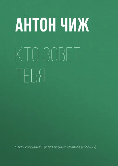 Обложка Кто зовет тебя Антон Чиж