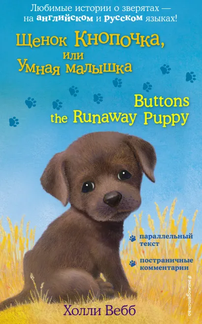 Обложка Щенок Кнопочка, или Умная малышка / Buttons the Runaway Puppy Холли Вебб