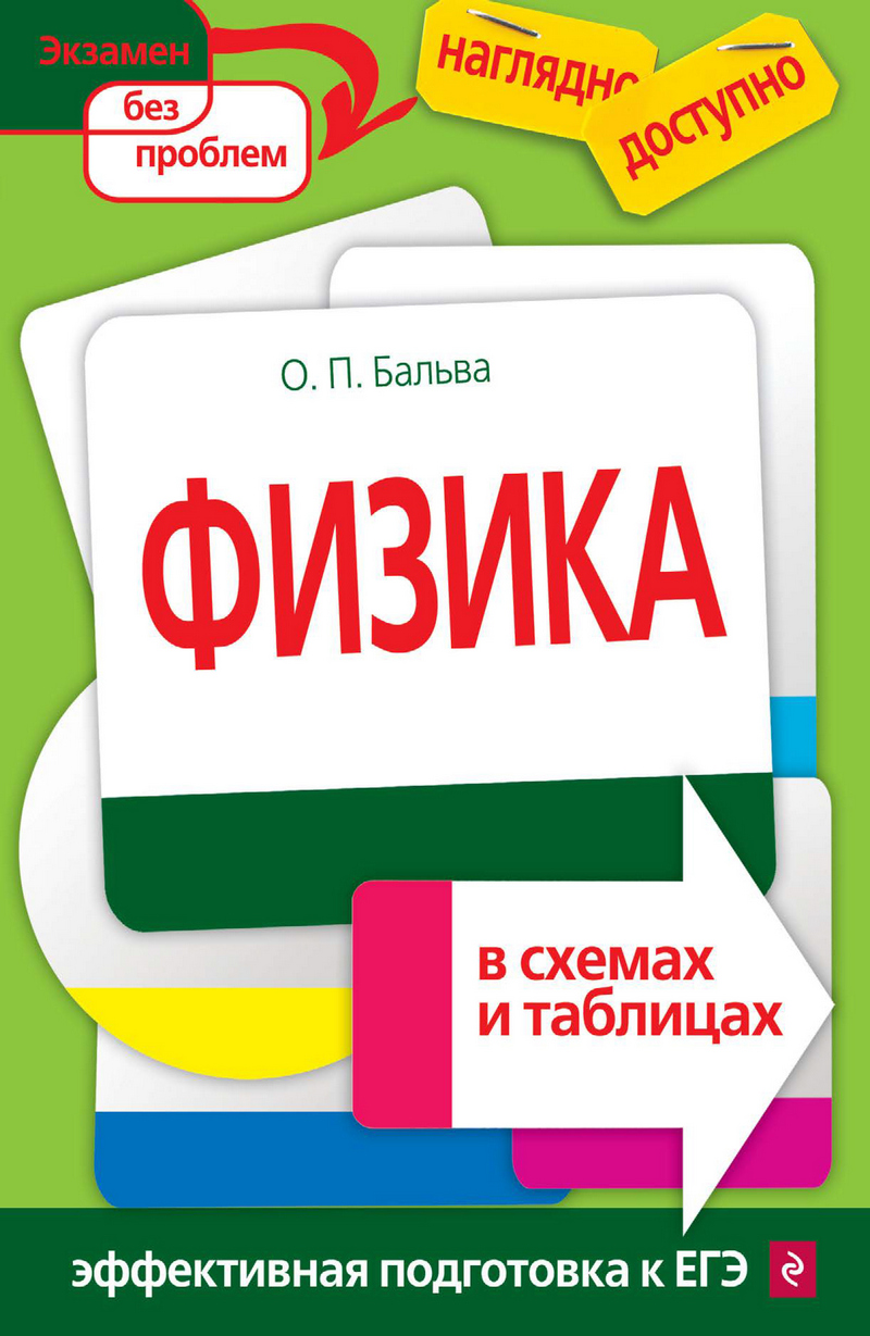 Обложка Физика в схемах и таблицах О. П. Бальва