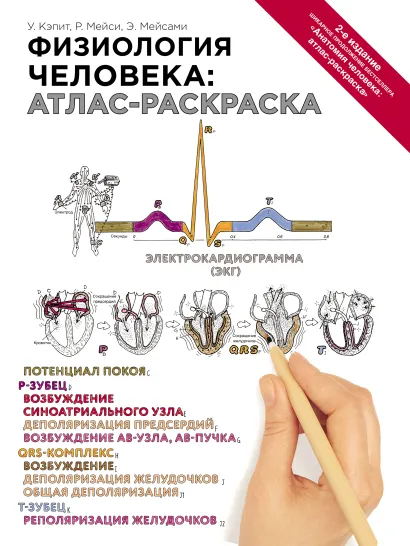 Обложка Физиология человека: атлас-раскраска Уинн Кэпит, Роберт Мейси, Эсмаил Мейсами