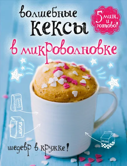 Обложка Волшебные кексы в микроволновке 