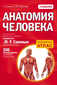 Обложка Анатомия человека Габриэль Билич, Елена Зигалова
