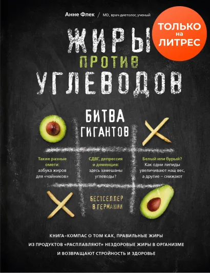 Обложка Жиры против углеводов. Битва гигантов Анне Флек