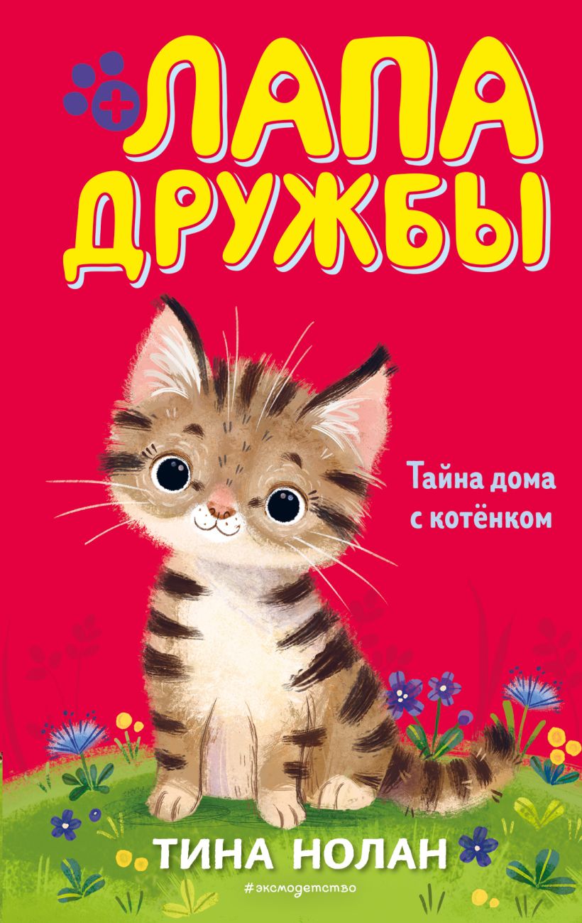 Обложка Тайна дома с котёнком Тина Нолан