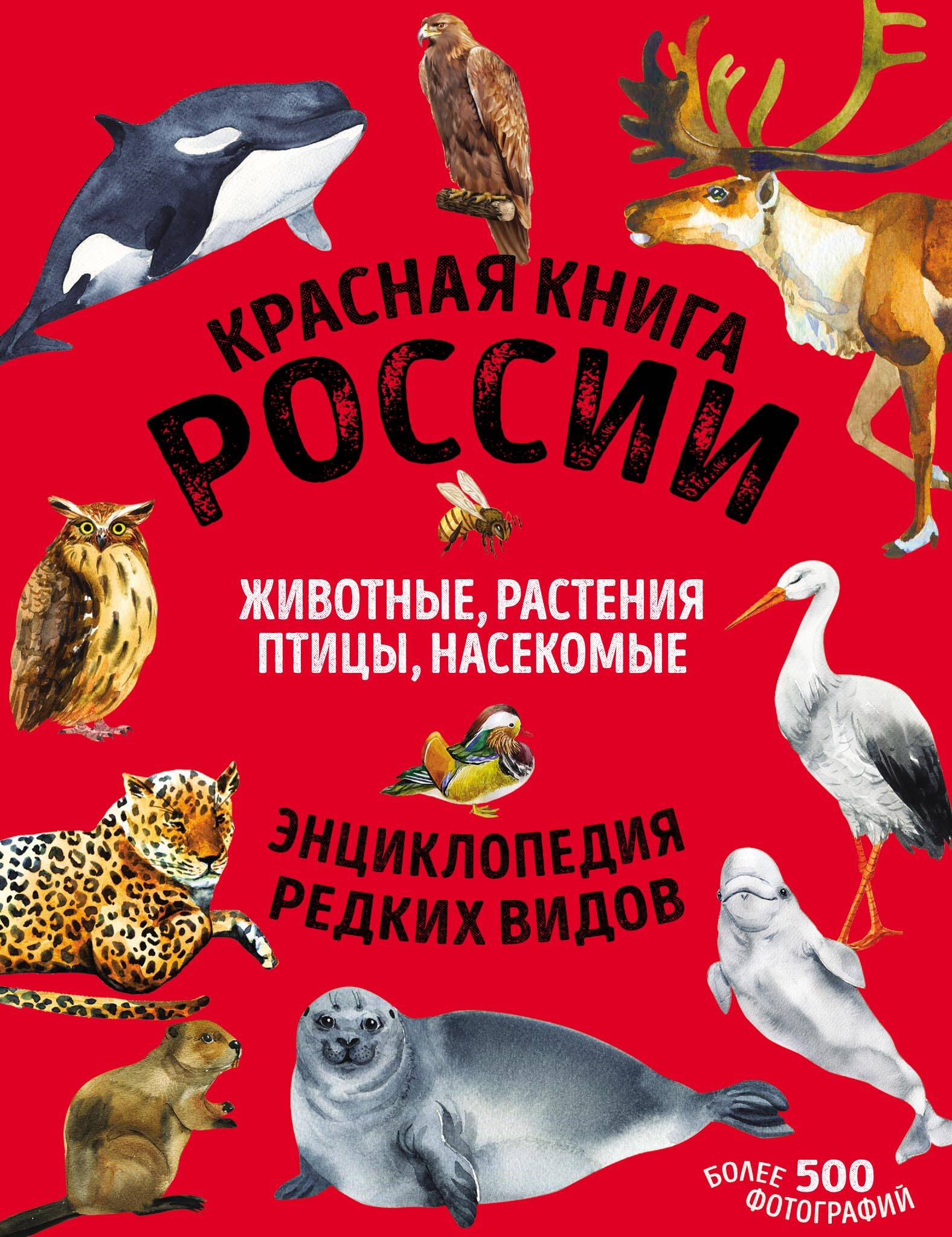 Красная книга России. Млекопитающие, птицы, рептилии, амфибии, рыбы, насекомые