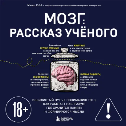 Обложка Мозг: рассказ ученого. Извилистый путь к пониманию того, как работает наш разум, где хранится память и формируются мысли Мэтью Кобб