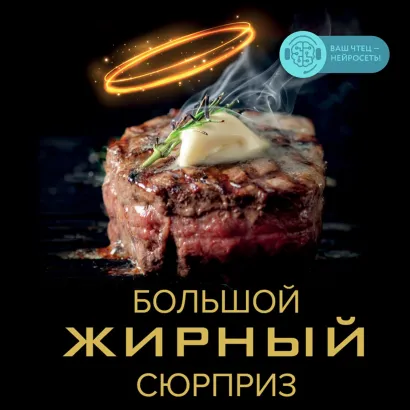 Обложка Большой жирный сюрприз. Ошеломляющее открытие о том, как защитить организм от лишнего веса, заболеваний сердца и нервных расстройств Нина Тейхольц