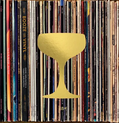 Обложка Алкоголь и винил. Воодушевляющий путеводитель по миру классной музыки и коктейлей Андре Дарлингтон, Тенайя Дарлингтон